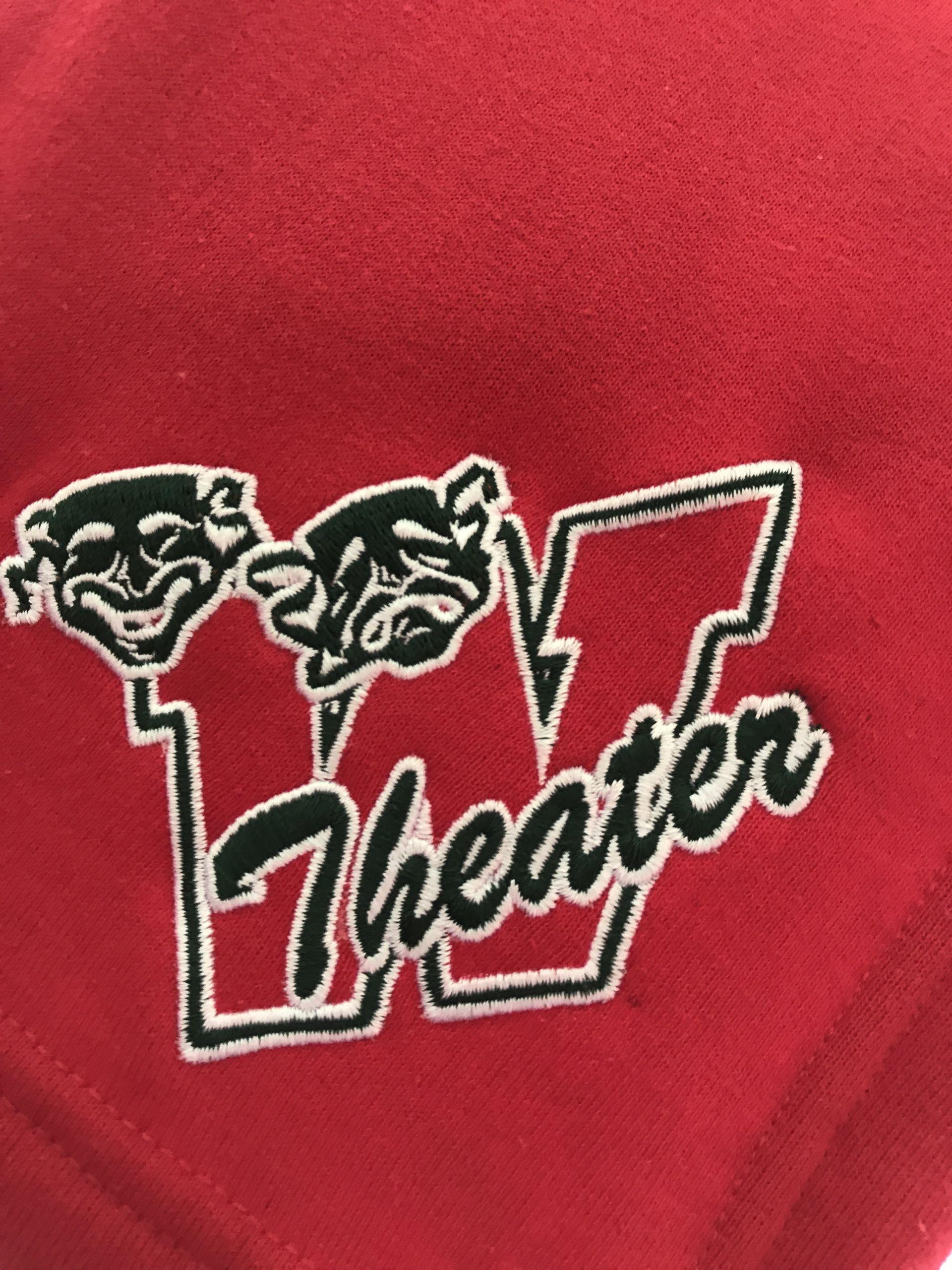 TWHS Logo - TWHS Theater Fleece Blanket