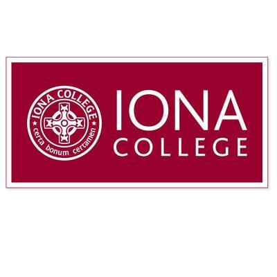 Iona Logo - 18x36 Horizontal Banner | The Iona College Bookstore