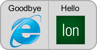 IE6 Logo - Goodbye IE6, Hello Ion | Browsium – Browser Management for Enterprise