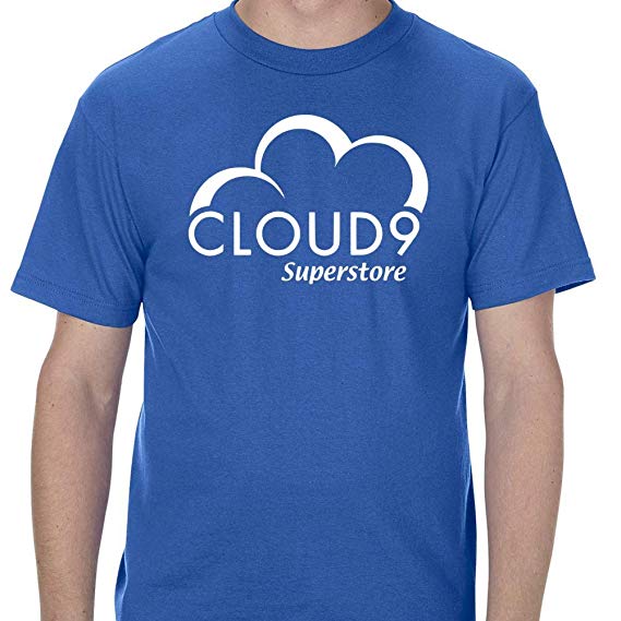 Superstore Logo - Amazon.com: Superstore Cloud 9 Logo T-Shirt: Clothing