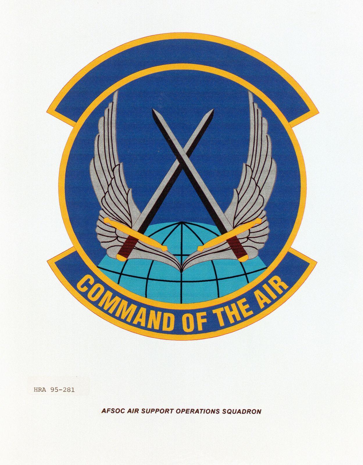 AFSOC Logo - Approved insignia for the AFSOC Air Support Operations Squadron
