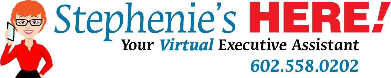 Stephenie Logo - Stephenie's Here - Virtual Executive Assistant | Phoenix & Scottsdale