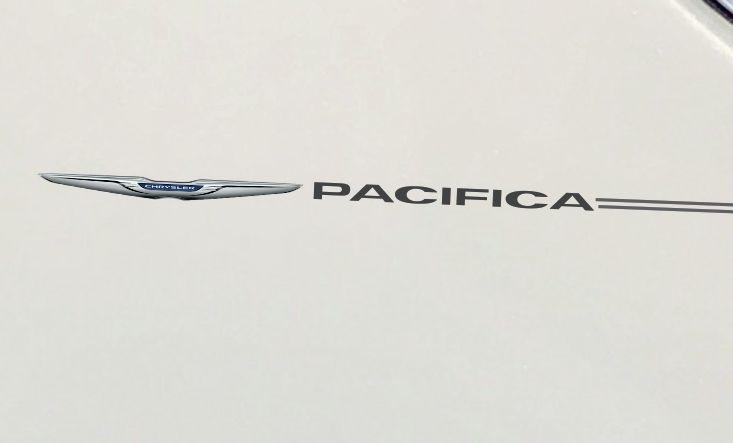 Pacifica Logo - Violassi Striping Company PACIFICA logo emblem decal