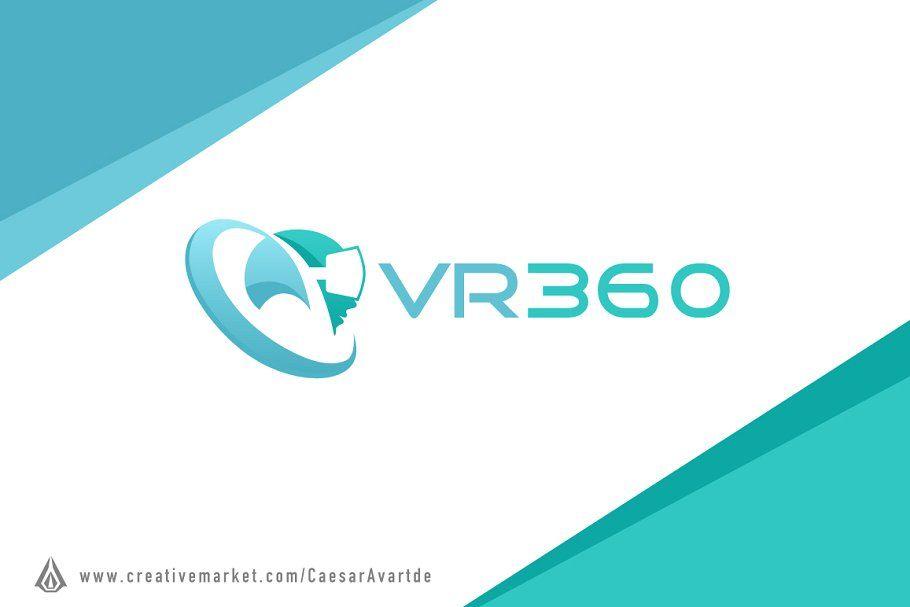 Virtuality Logo - Virtual Reality 360 Logo Template