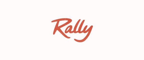 Rally Logo - Rally Logo. Typography. Best logo design, Typographic logo, Logos