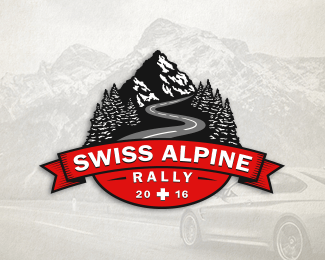 Rally Logo - Logopond, Brand & Identity Inspiration (Swiss Alpine Rally)