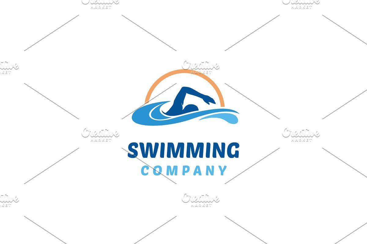 Swimming Logo - Simple Swimming Logo design