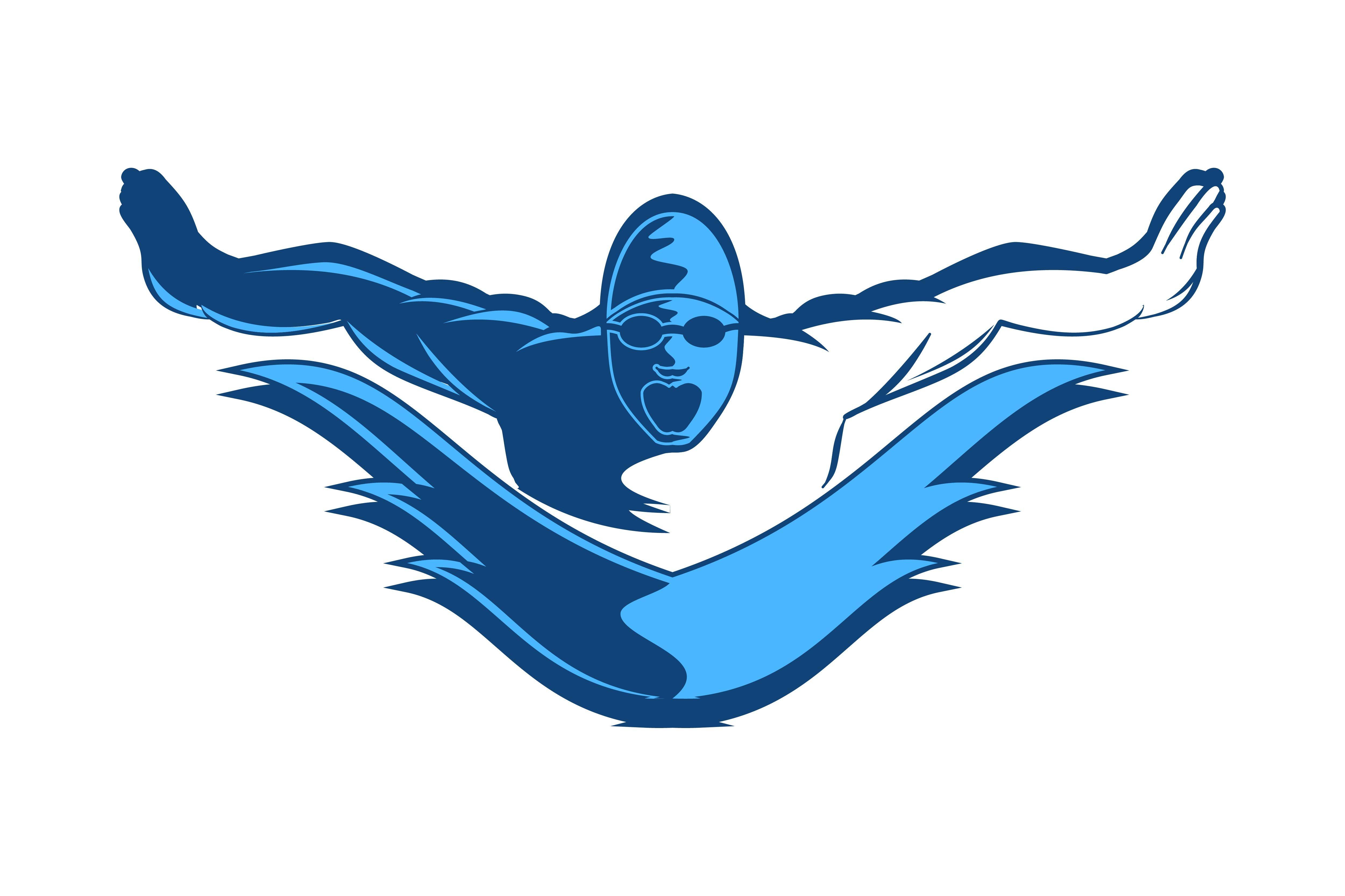 Swimming Logo - People swimming logo