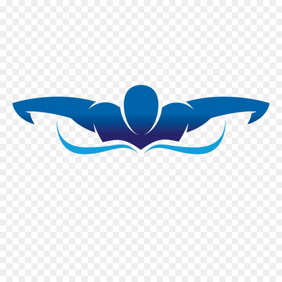 Swimming Logo - Swimming, Wing, Line, transparent png image & clipart free download