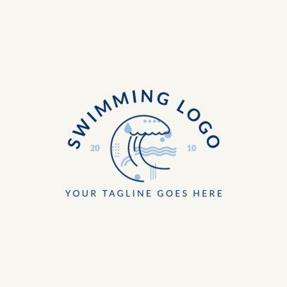 Swimming Logo - Swimming Logo Maker. Online Logo Maker