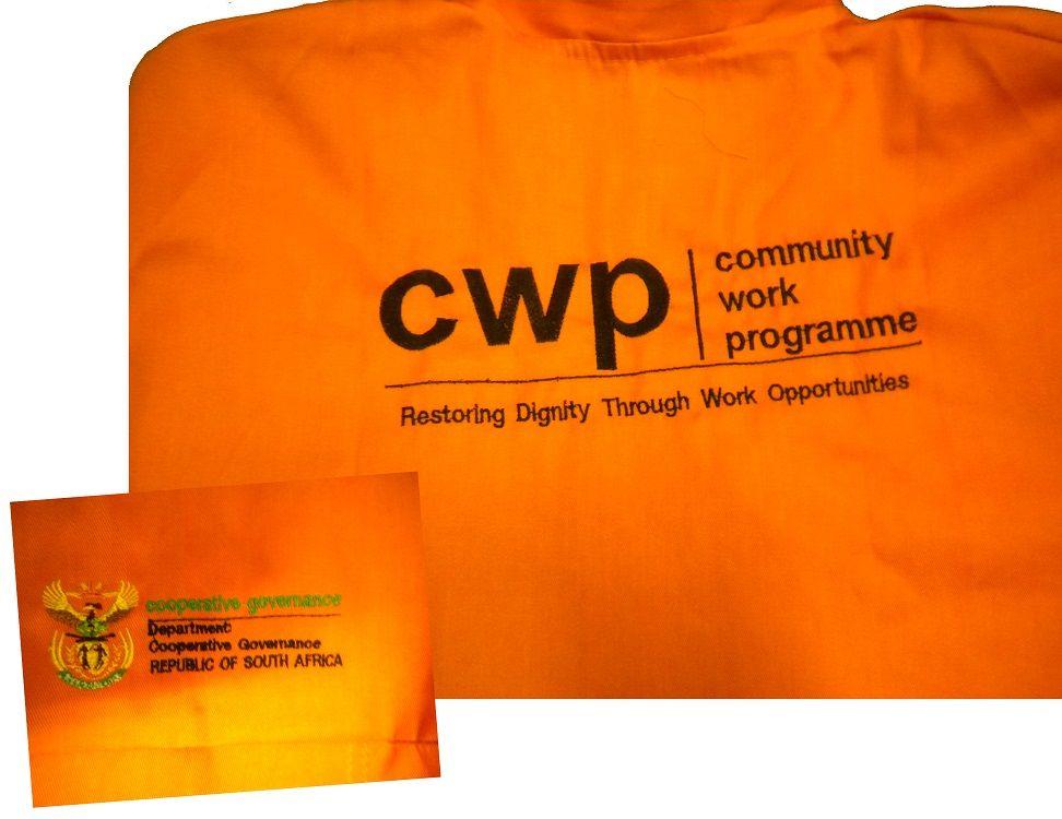 CWP Logo - EPWP, CWP, Dep of Road & Transport Overalls & Workwear