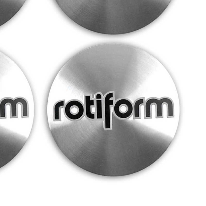 Rotiform Logo - Pcs Chrome Rotiform logo 56mm Wheel Center Decal Badge Car Sticker for bmw Car Styling