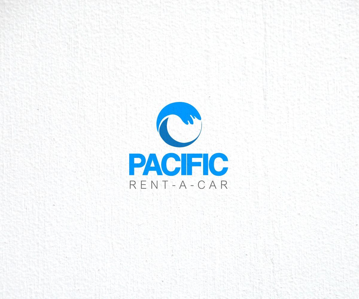 Pacific Logo - It Company Logo Design For Pacific Rent A Car Or Pacific Car Rental