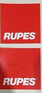 Rupes Logo - Details about 4 Rupes BigFoot Logo Decal Sticker Orbital Polisher Detail  Audi VW Lexus WAX JDM