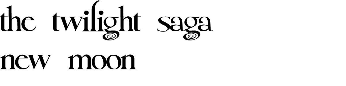 Twilight-Saga Logo - Twilight Saga: New Moon font download - Famous Fonts
