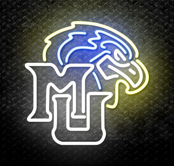 Marquette Logo - NCAA Marquette Golden Eagles Mascot Logo Neon Sign