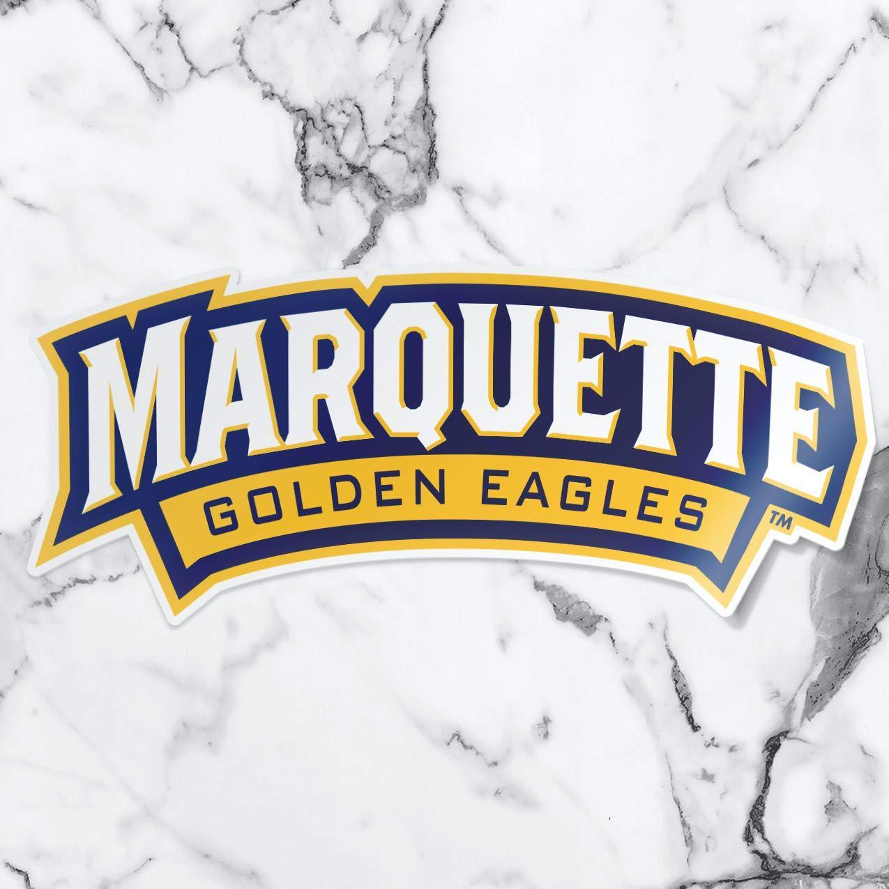 Marquette Logo - Marquette University Golden Eagles MU Logo Car Window Decal Bumper Sticker