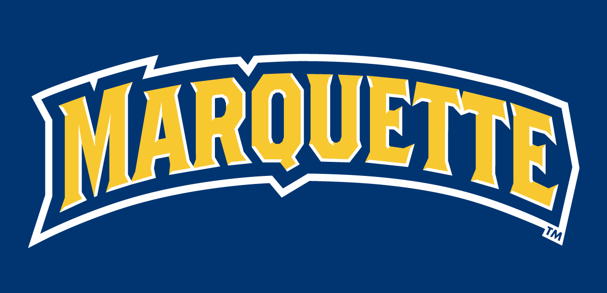 Marqutte Logo - Marquette Golden Eagles Wordmark Logo - NCAA Division I (i-m) (NCAA ...