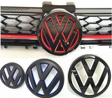 Front Logo - For New Golf 7 Gti MK7 Painted Color VW Logo Emblem Car Front Grille Badge  And Rear Lid Back Door Mark Golf7 VII Styling Cars Emblems And Logos Cars  ...