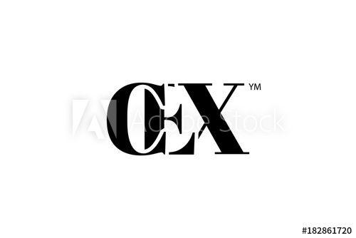 CeX Logo - CEX Logo Branding Letter. Vector graphic design. Useful as app icon ...