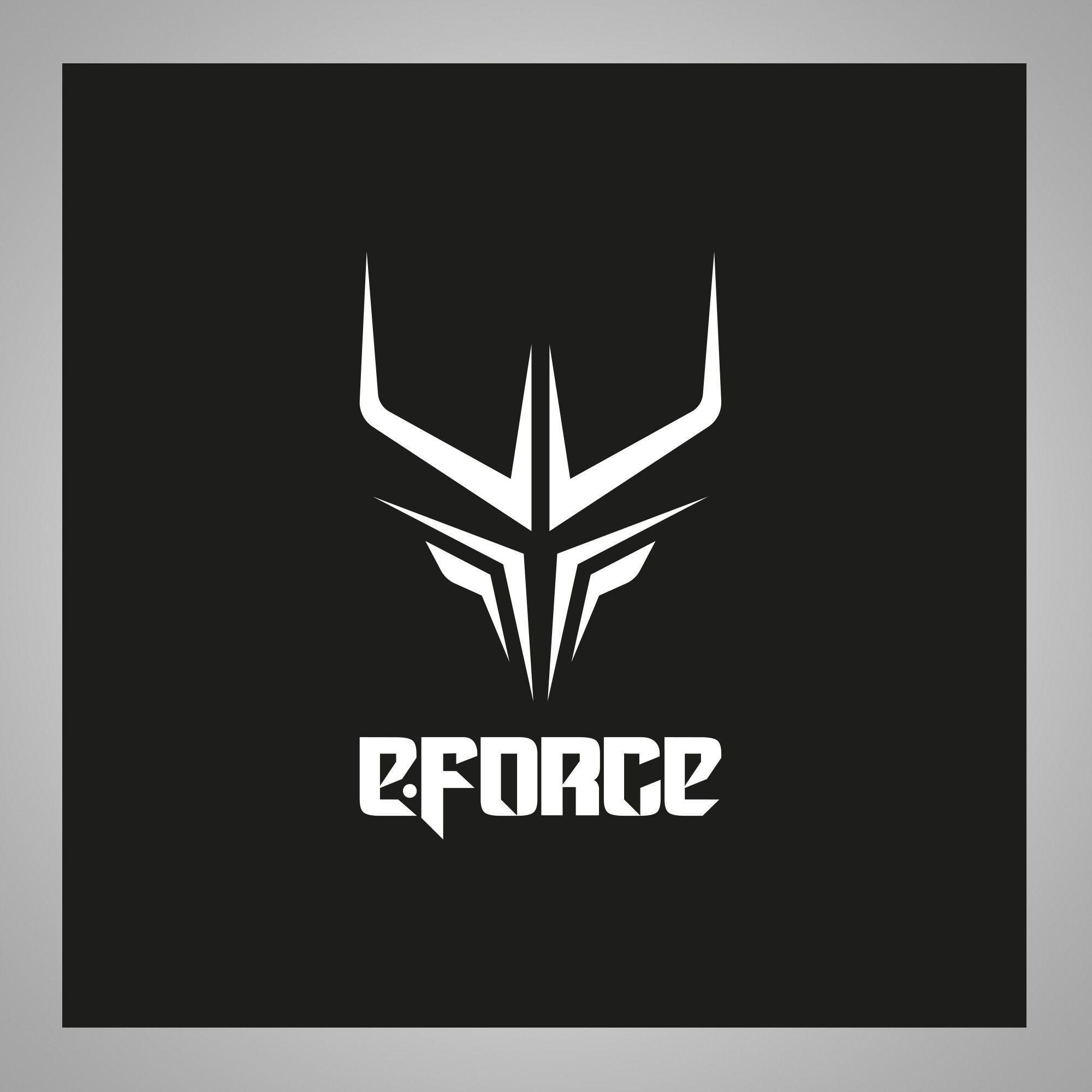 E-Force Logo - Hardstyle.com - Merchandise & Shop - E-Force Window Sticker