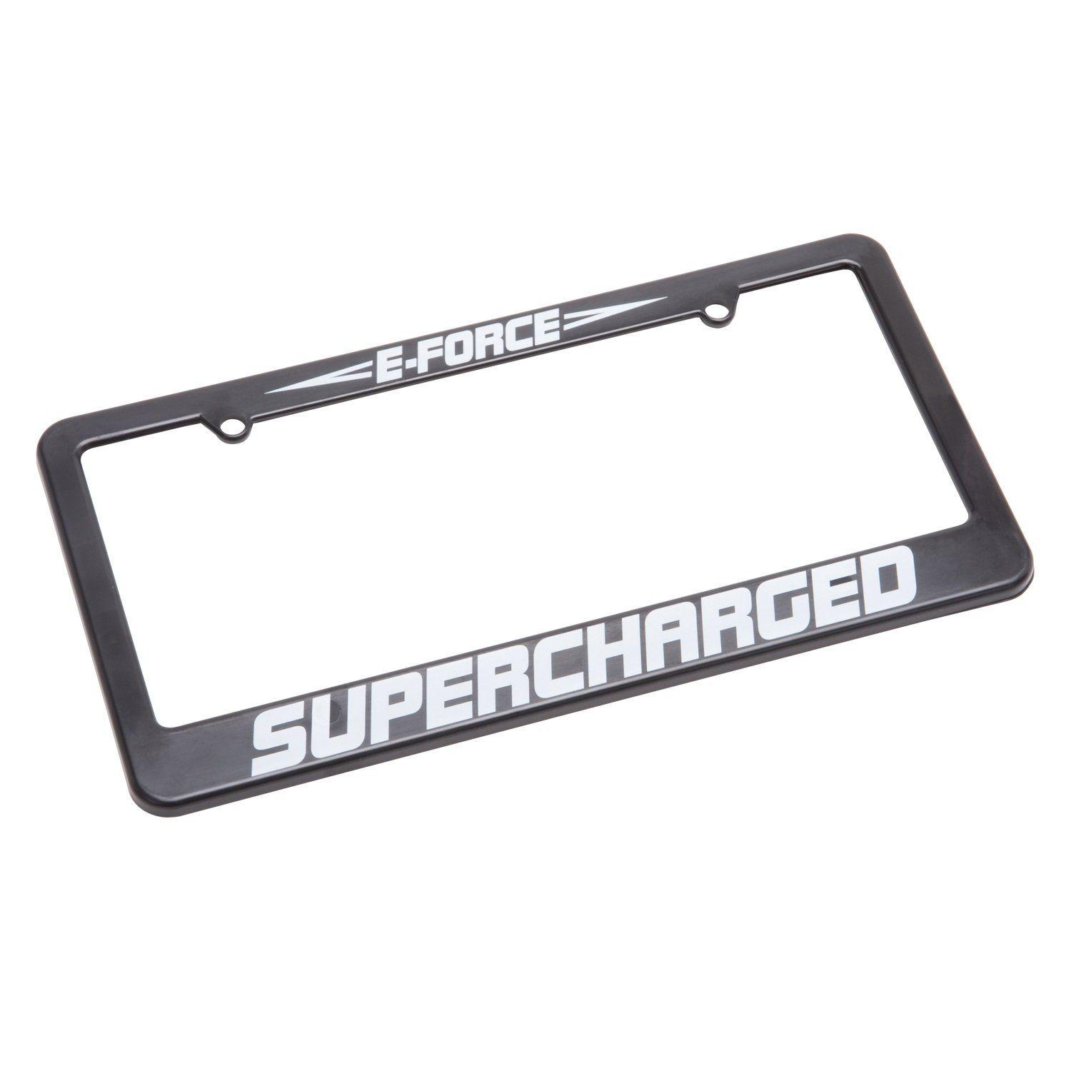 E-Force Logo - Edelbrock 9148 License Plate Frame E Force Supercharger