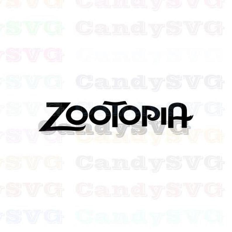 Zootopia Logo - Zootopia Logo Stitch Outline Svg ,Stitch silhouette ,Coloring page ,Svg Dxf  Eps Pdf Png