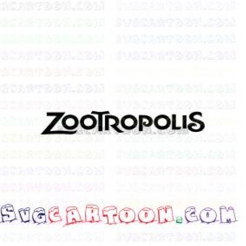 Zootopia Logo - Logo Zootopia svg dxf eps pdf png