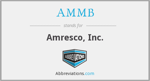 Amresco Logo - AMMB - Amresco, Inc.