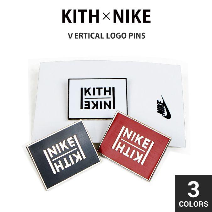 NikeStore Logo - NIKE X KITH NYC (the Nike X kiss Empire City) VERTICAL LOGO PINS pin batch pin badge men gap Dis