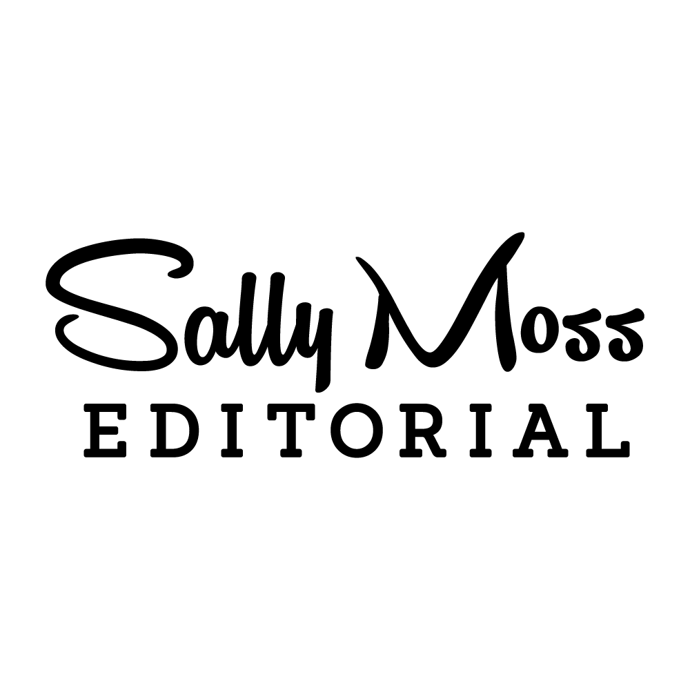 Editorial Logo - Contact. Sally Moss Editorial