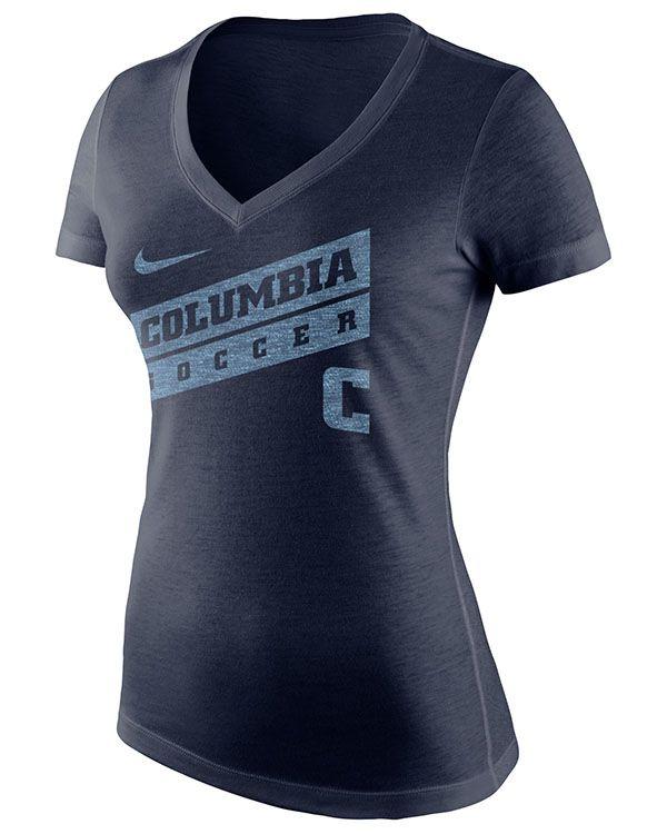 NikeStore Logo - Columbia Lions Nike Angle Name Plate Over Logo Soccer Shirt