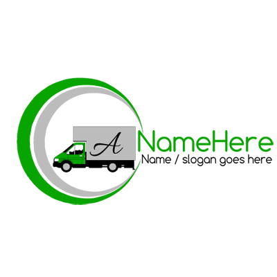 Movers Logo - Green Moving Truck Logo Maker