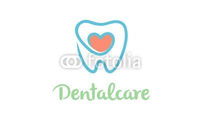 Metaphor Logo - Creative Dental Teeth Heart Metaphor Logo Design Symbol Illustration ...