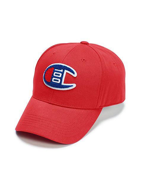 Chenille Logo - Champion Century Collection Classic Twill Hat, Chenille Logo