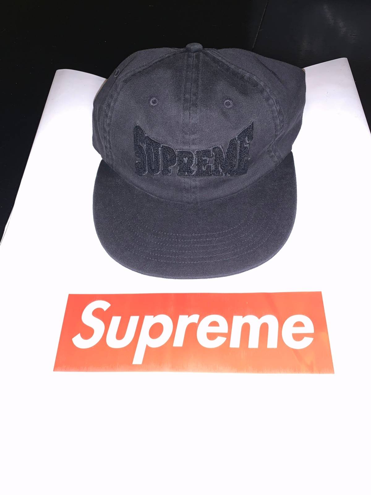 Chenille Logo - Supreme Supreme Chenille Logo 6 Panel Hat Size One Size $65