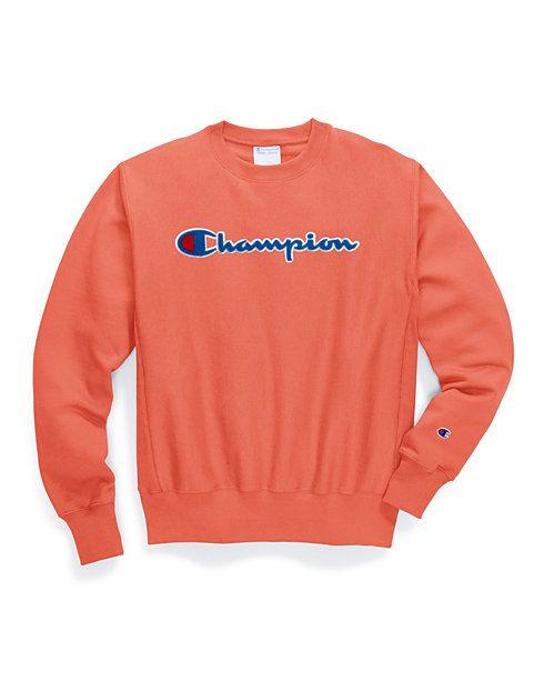 Chenille Logo - Champion Life® Men's Reverse Weave® Crew, Chenille Logo
