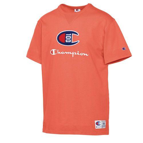 Chenille Logo - Champion Century Collection Mens Chenille Logo T-Shirt