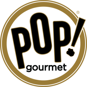 Pop Logo - Pop! Gourmet. Unboring Popcorn & Chips