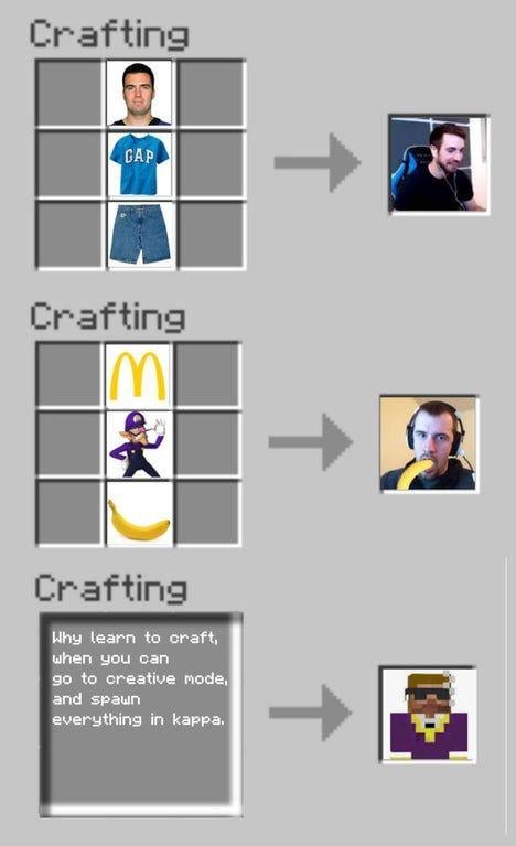 NobodyEpic Logo - Minecraft Mondays exclusive crafting recipes (part 1) : Crewniverse