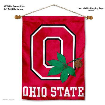 Buckeye Logo - OSU Buckeyes Buckeye Logo 30 x 40 Wall Banner