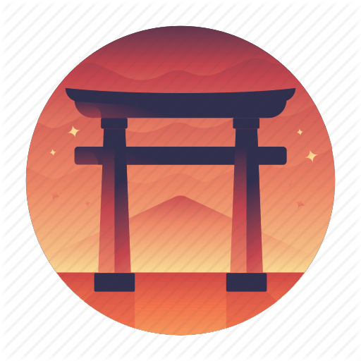 Shinto Logo - 'World Monuments and Travel' by roundicons.com