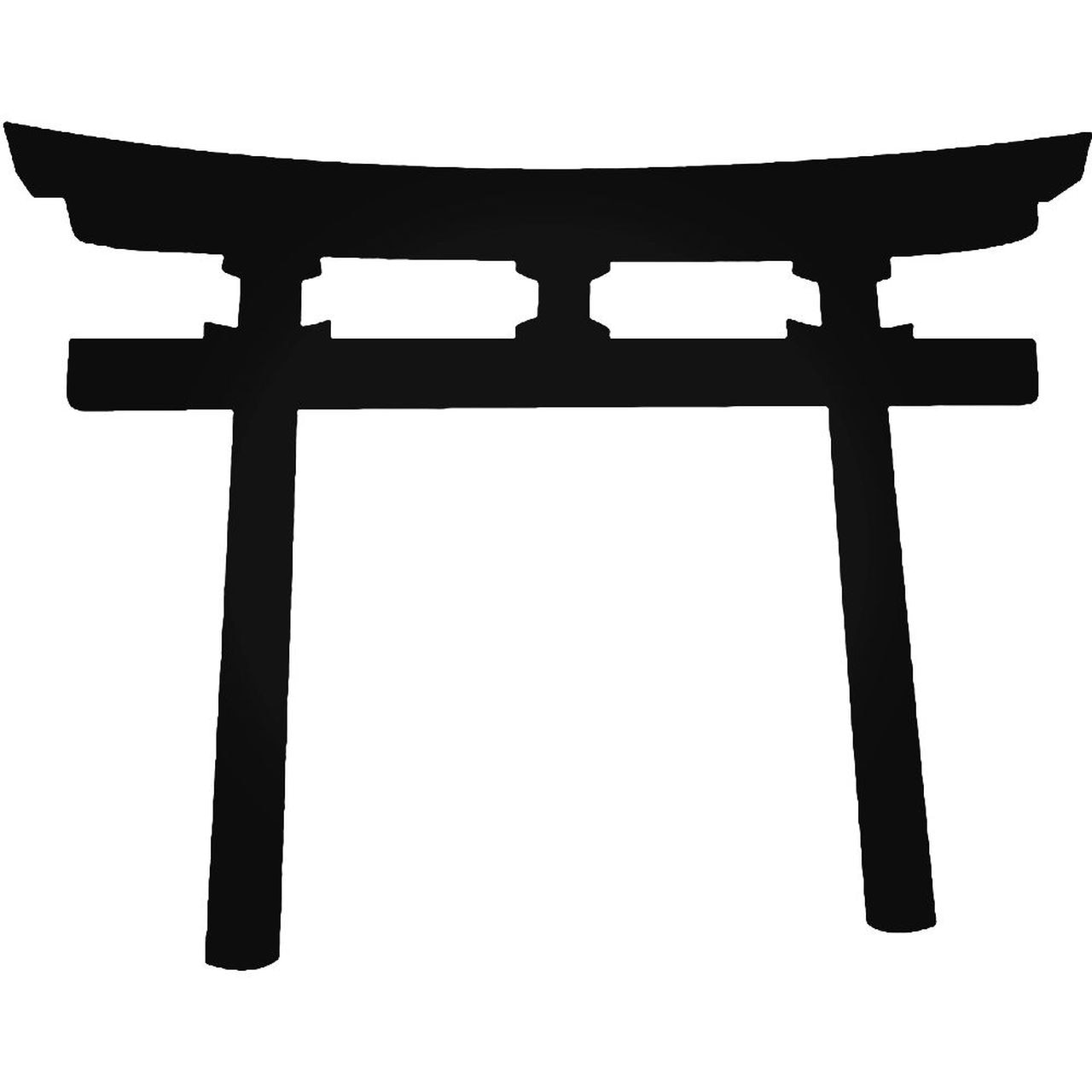 Shintoism Logo - Shinto Japan Torii Gate Decal Sticker