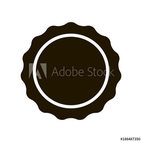 Blank Logo - Blank Round Stamp for Logo. Isolated vector Illustration this