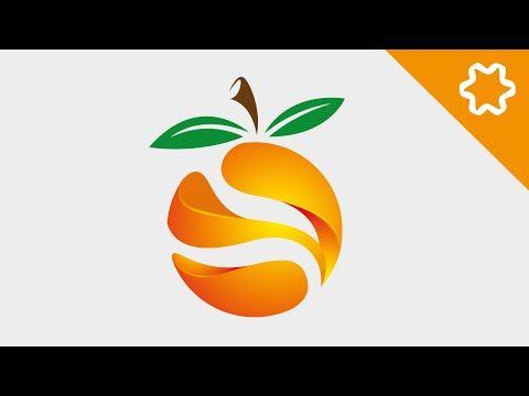 Oranges Logo - Illustrator Logo Design Tutorial / Orange 3D Logo Design / How to ...