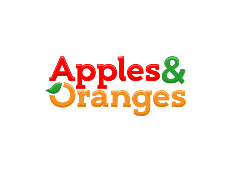 Oranges Logo - Apples & Oranges Smoothie Shop Logo by Rick Adams on Dribbble