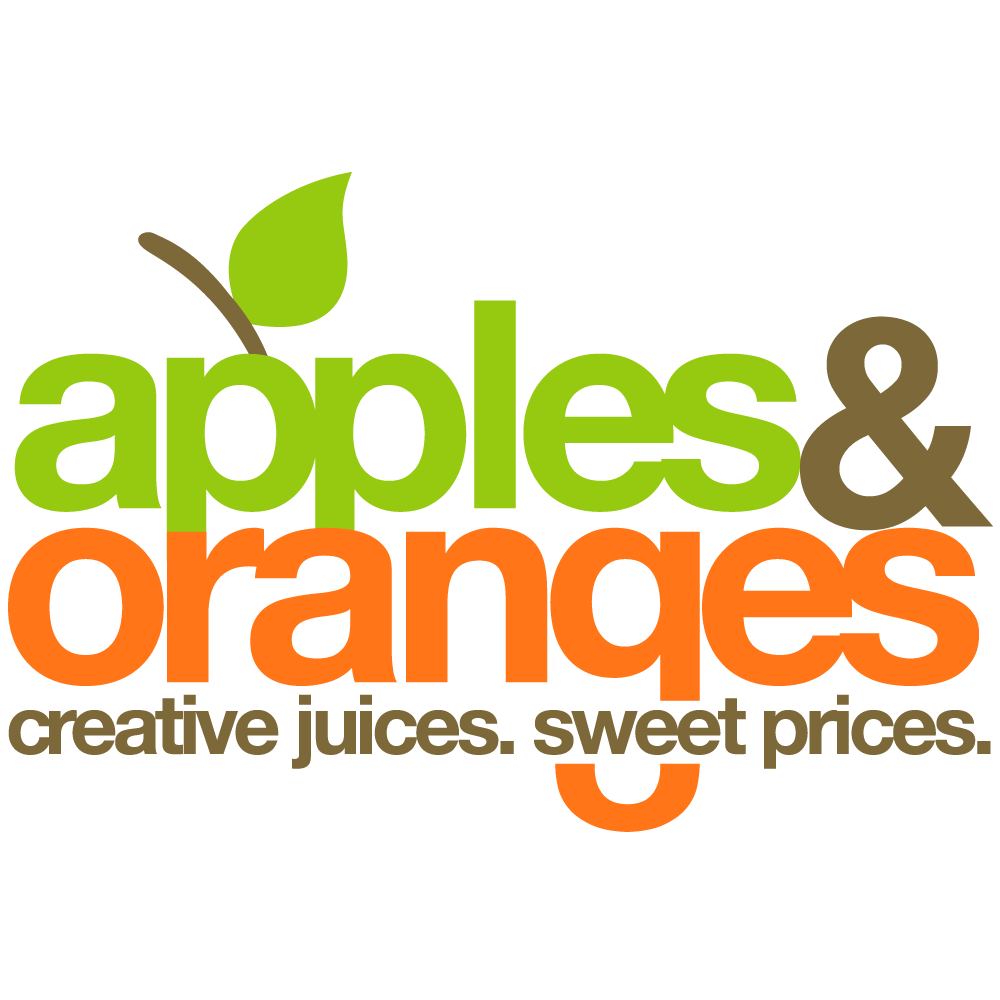 Oranges Logo - Apples & Oranges – Design. Printing. Signage.