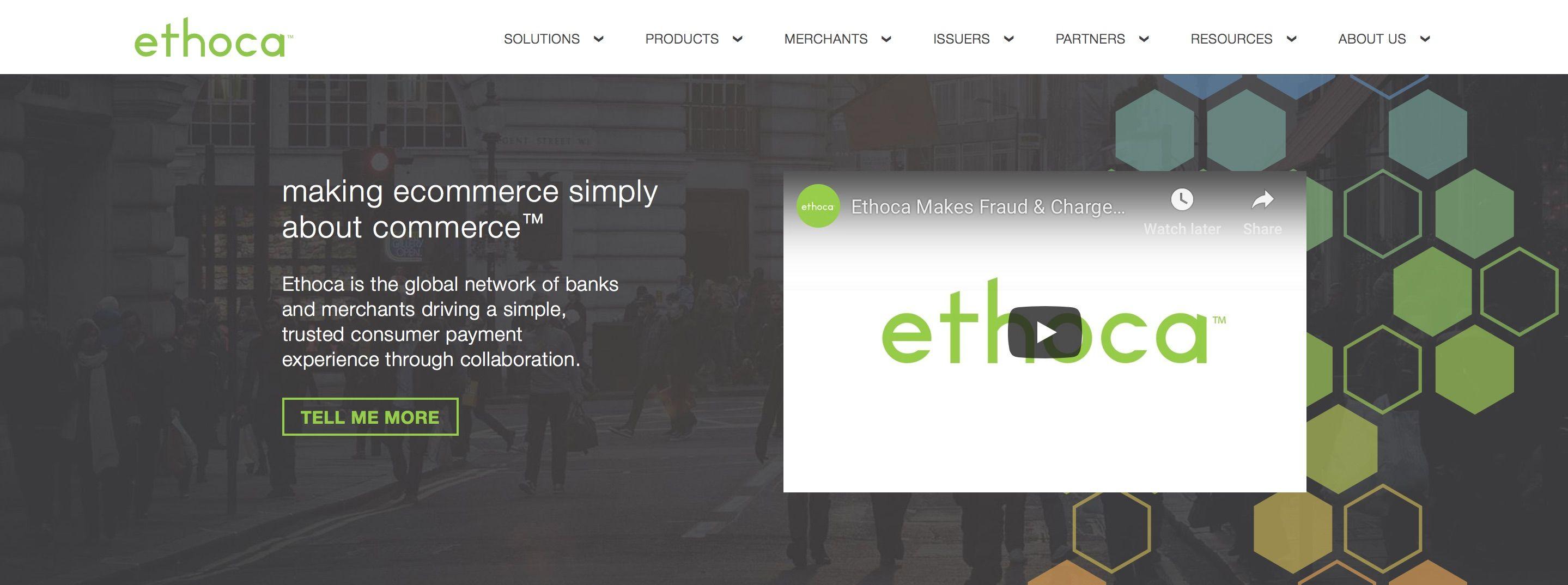 Ethoca Logo - Mastercard to Acquire Digital Commerce Fraud Fighter Ethoca - Finovate