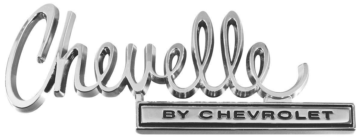 Chevelle Logo - Trunk Lid Emblem, 1970 