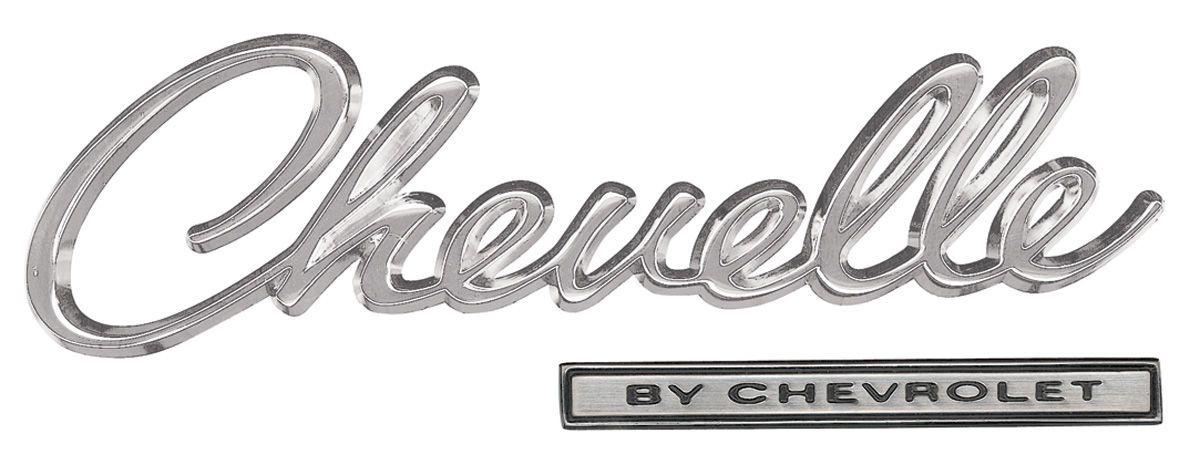 Chevelle Logo - Header Panel Emblem Kit, 1969